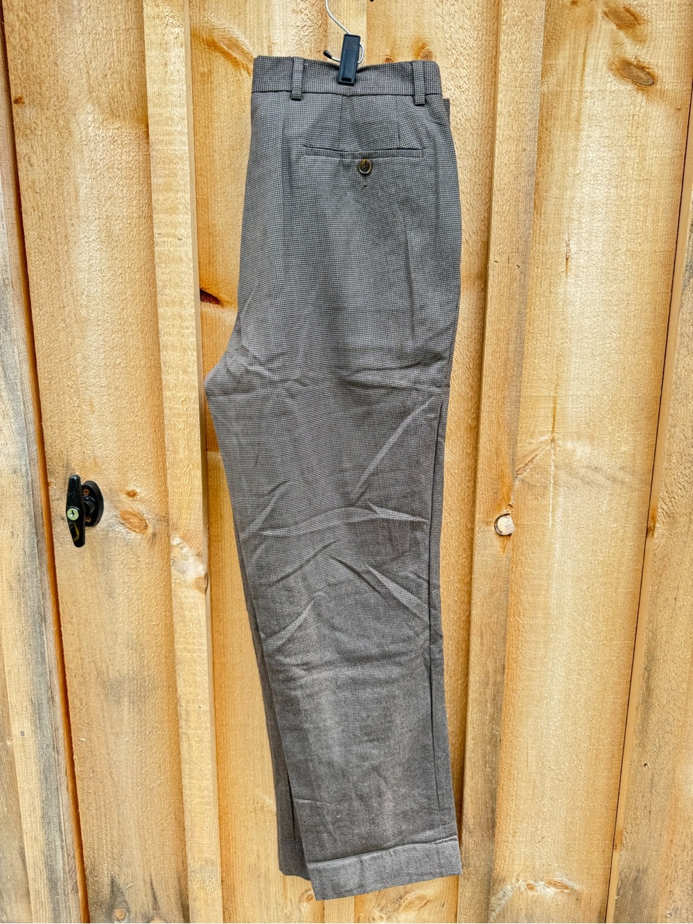 Classic Men's Dress Pants in Taupe Brown